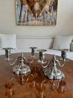 Gorham verzilverde antieke kandelaars, Antiek en Kunst, Antiek | Kandelaars, Ophalen, Zilver