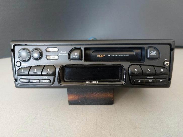 Vintage PHILIPS RC239 autoradio cassette speler, Auto diversen, Autoradio's, Gebruikt, Ophalen of Verzenden