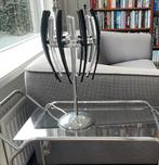 Bijzondere tafellamp met pegels van glas, Ophalen of Verzenden, Glas, Minder dan 50 cm