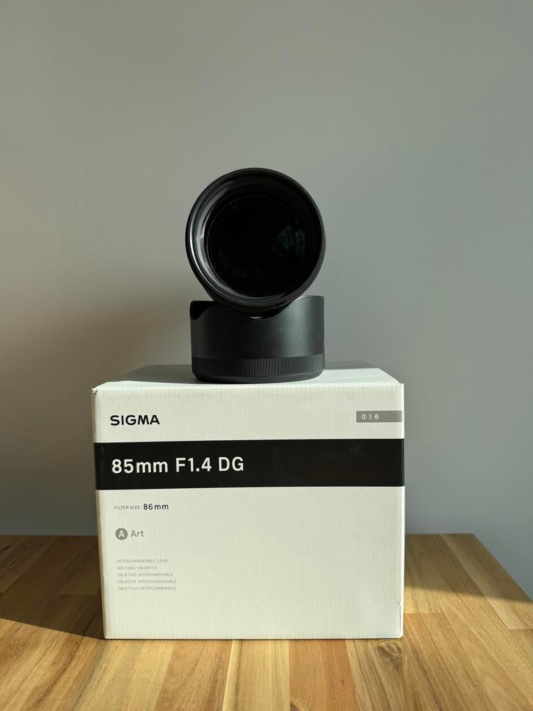 Sigma 85mm 1.4 Art DG HSM voor Sony FE, Audio, Tv en Foto, Fotografie | Lenzen en Objectieven, Ophalen of Verzenden, Zo goed als nieuw