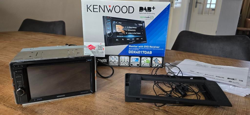 Kenwood DDX4017DAB Autoradio met DAB+ en DVD, Ophalen of Verzenden, Gebruikt