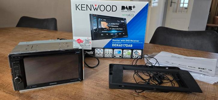 Kenwood DDX4017DAB Autoradio met DAB+ en DVD, Auto diversen, Autoradio's, Gebruikt, Ophalen of Verzenden