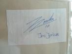 Handtekening. Jos.Jonker.  AZ., Verzamelen, Ophalen of Verzenden, Zo goed als nieuw, AZ, Overige typen