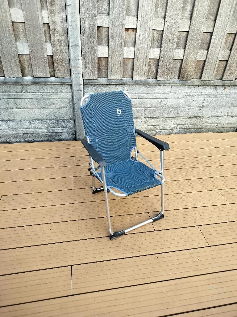Bo-Camp kinderstoel opklapbaar blauw, Ophalen of Verzenden, Zo goed als nieuw, Campingstoel