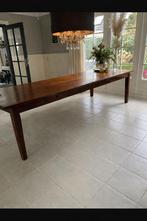 Eetkamer tafel (donker hout) 3.00 x 1.00, Huis en Inrichting, Tafels | Eettafels, Ophalen, Gebruikt, Teakhout, 200 cm of meer