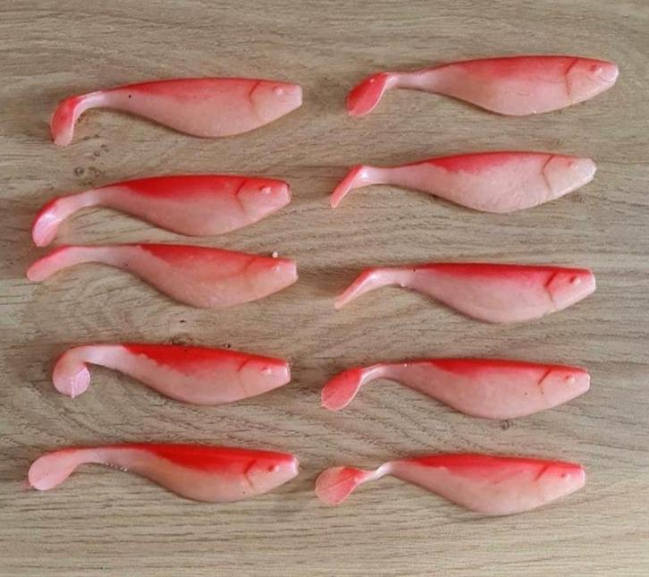 Voor de roofvis rode shads en meer, Watersport en Boten, Hengelsport | Algemeen, Nieuw, Ophalen of Verzenden