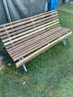 Prachtige hardhouten tuinbank zwaar model, Tuin en Terras, Tuinbanken, Ophalen, Zo goed als nieuw, Hout