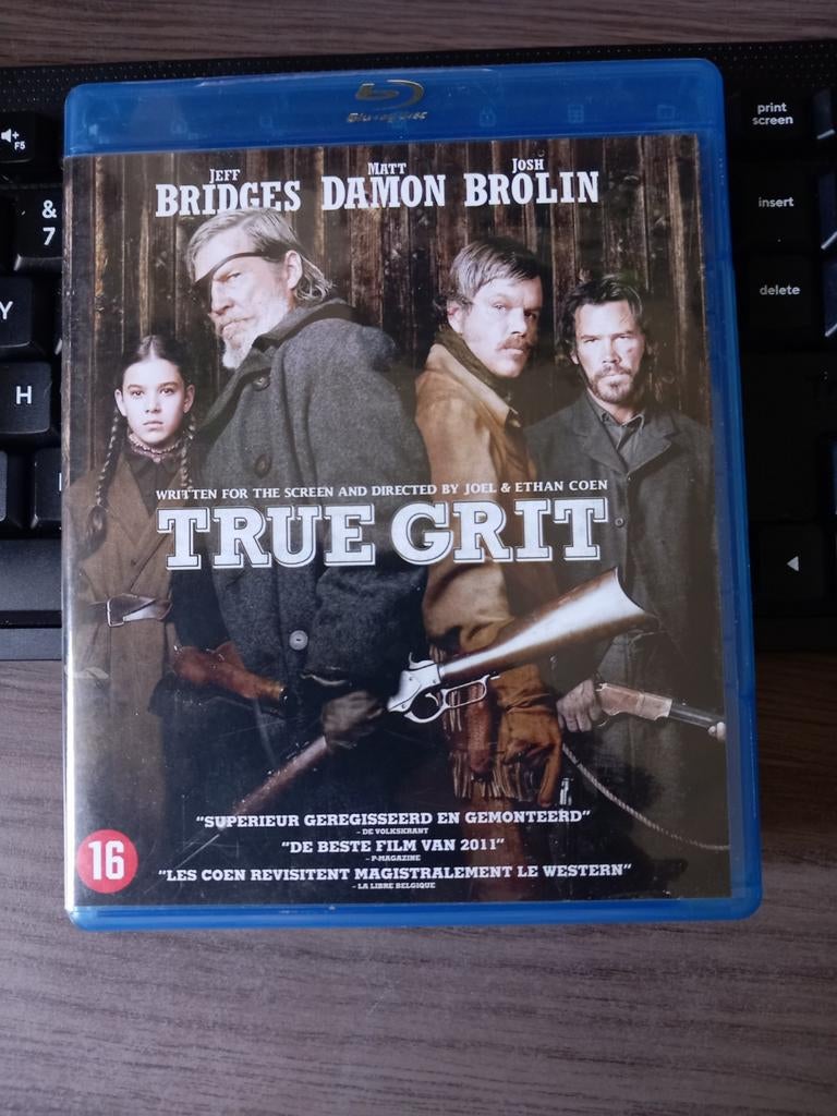 True Grit Blu-ray - Western met Jeff Bridges en Matt Damon, Ophalen of Verzenden, Zo goed als nieuw, Actie
