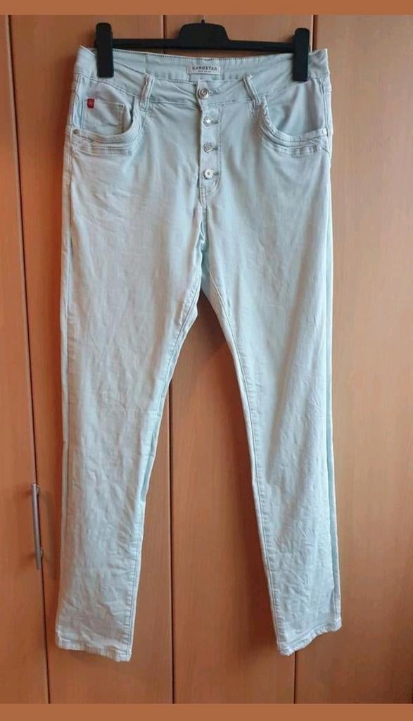 Karostar broek 44/2 Xl mintgroen, Kleding | Dames, Maat 46/48 (XL) of groter, Ophalen of Verzenden, Zo goed als nieuw, Karostar