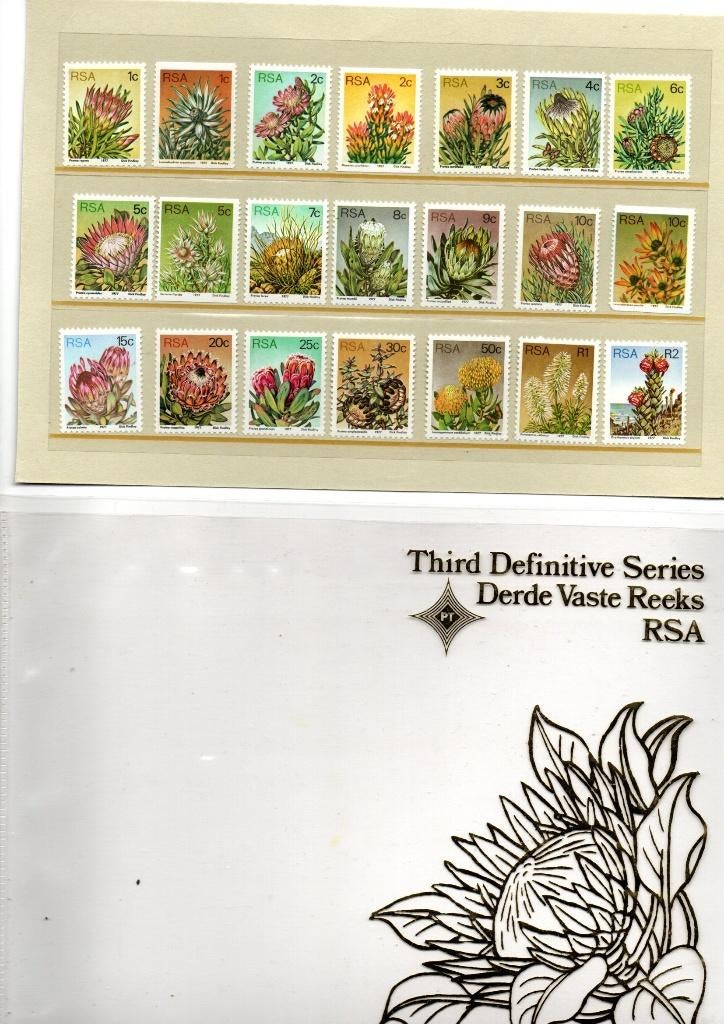 serie  Zuid Afrika 1977  postfris, Verzenden, Zuid-Afrika, Postfris