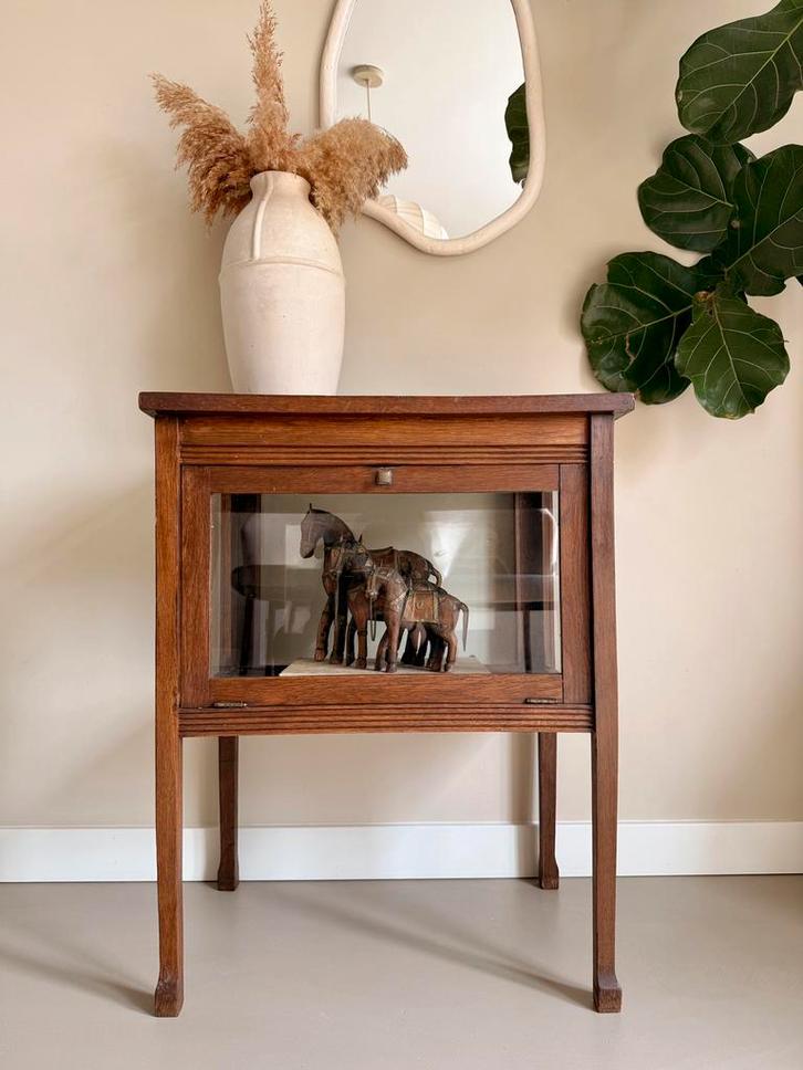 Vintage theekastje, Antiek en Kunst, Antiek | Meubels | Kasten, Ophalen