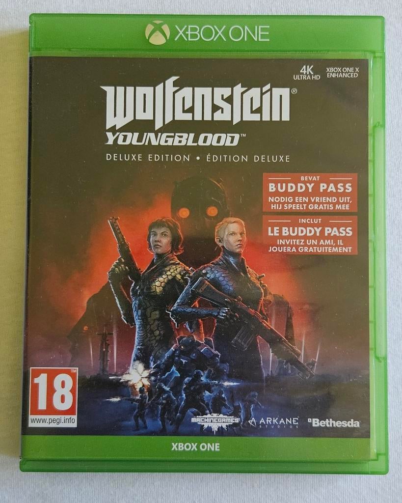 Wolfenstein Youngblood Deluxe Edition Xbox One, Vanaf 18 jaar, Shooter, 1 speler, Ophalen of Verzenden