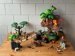 PLAYMOBIL UITGEBREIDE AVONTUURLIJKE BOOMHUT 🦅 🌚 SUPERSET, Ophalen of Verzenden, Gebruikt