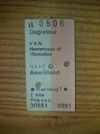 Kartonnen treinkaartje 27-04-1979 met stempels en knipgaten, Ophalen of Verzenden, Zo goed als nieuw, Trein, Overige typen