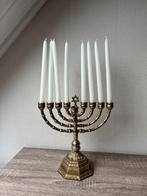 Chanoeka kandelaar, Ophalen of Verzenden, Gebruikt, Metaal, 25 tot 50 cm