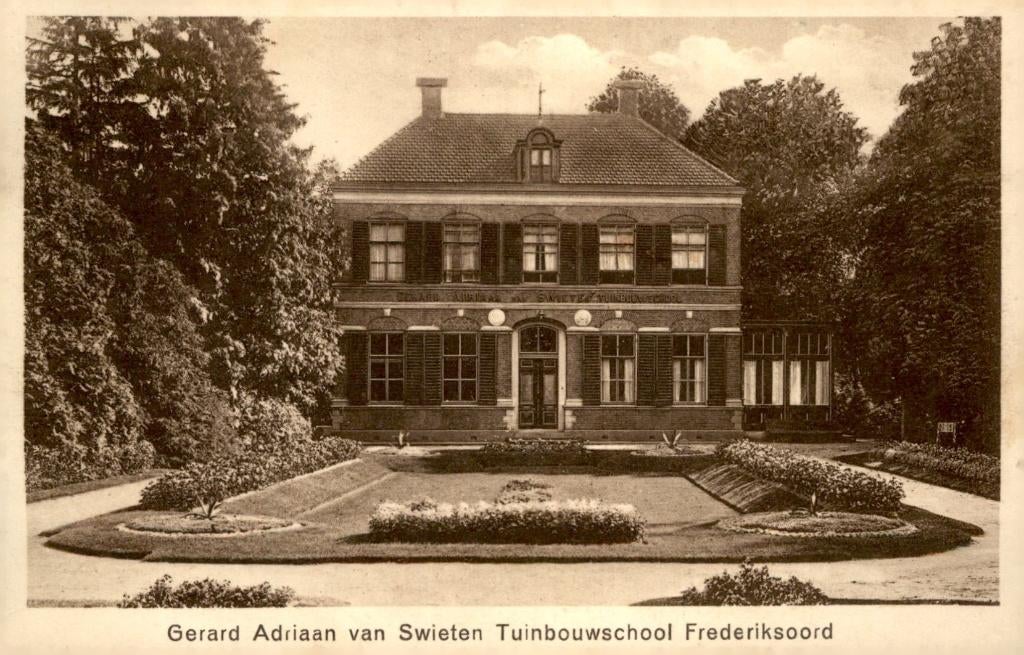 Frederiksoord Gerard Adriaan v Swieten Tuinbouwschool # 891, Verzenden, 1920 tot 1940, Gelopen, Drenthe