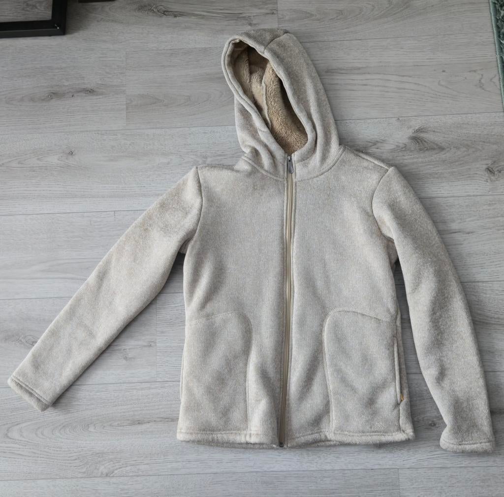 Möberg Beige Dames Vest Maat L - Comfortabel en Warm, Kleding | Dames, Beige, Maat 42/44 (L), Gedragen, Ophalen