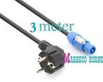 Powercon, Stroomkabel, Powerconnector - Schuko kabel 3 m, Info@marbeco.nl, Apparatuur, Power Dynamics, Nieuw