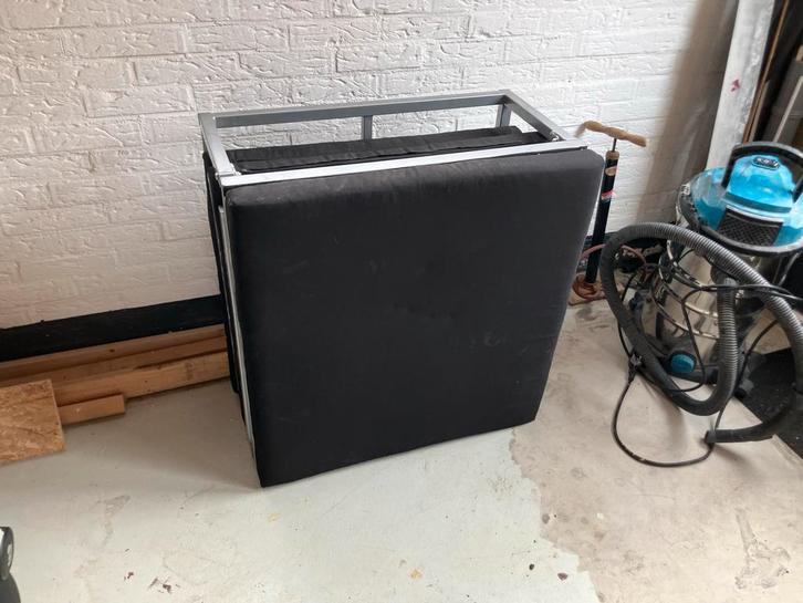 Opvouwbaar logeerbed / vouwbed met matras, Huis en Inrichting, Slaapkamer | Slaapbanken, Gebruikt, Overige maten, Eenpersoons