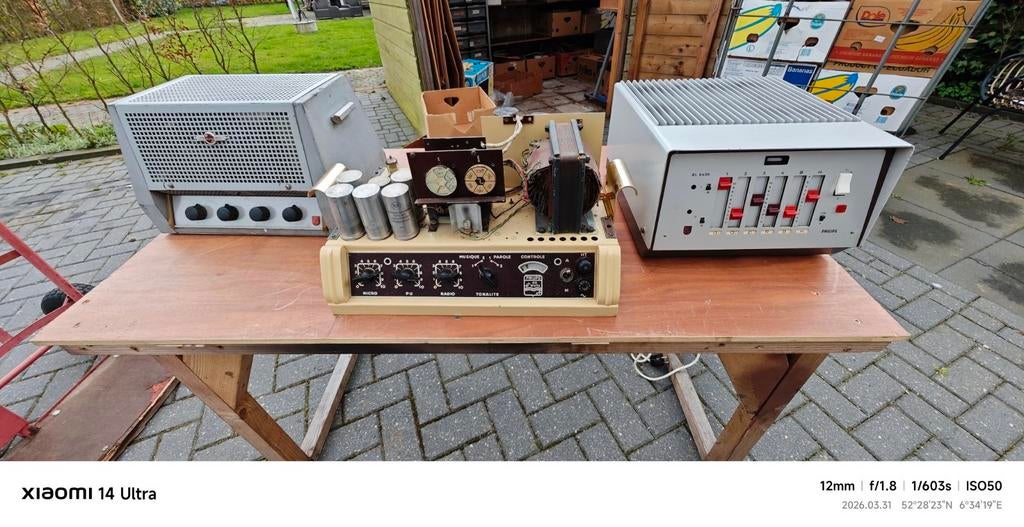 Philips versterkers 8stuks alles in een keer bieden, Audio, Tv en Foto, Buizenversterkers, Buis of Buizen, Ophalen of Verzenden