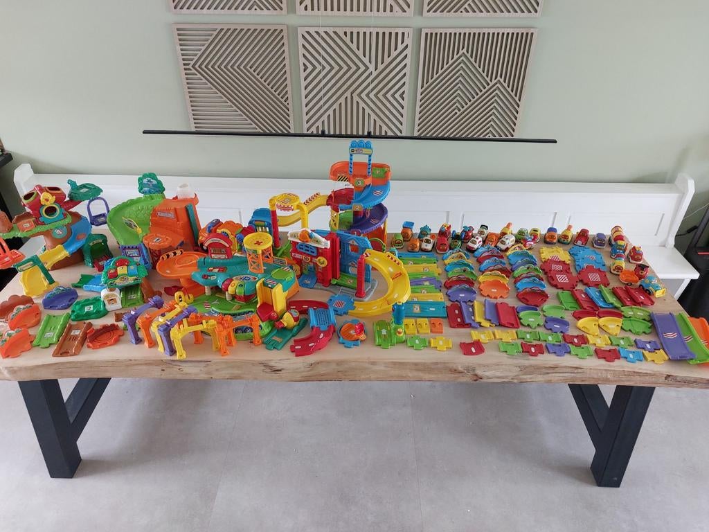 Vtech Toet Toet Auto en Zoef Zoef Dieren., Ophalen, Gebruikt