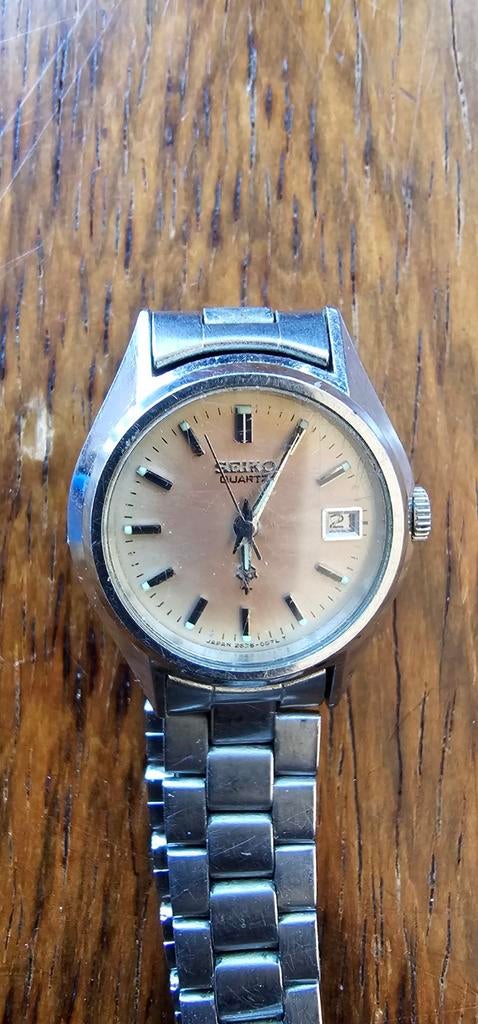 Seiko dames horloge R.V.S. met originele stalen band, Sieraden, Tassen en Uiterlijk, Horloges | Dames, Gebruikt, Staal, Verzenden