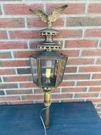 Antieke messing lantaarn met adelaar hoogte 72CM, Ophalen of Verzenden