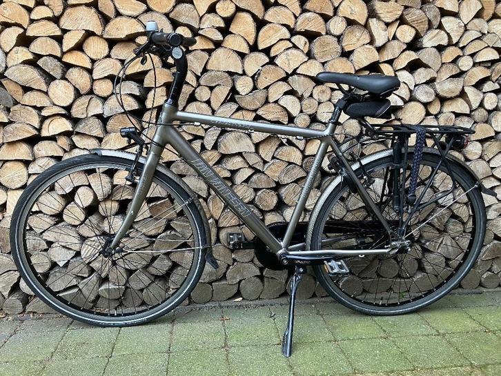 Prachtige Jan Janssen Zero CO2 herenfiets 54 cm., Fietsen en Brommers, Fietsen | Heren | Sportfietsen en Toerfietsen, Zo goed als nieuw