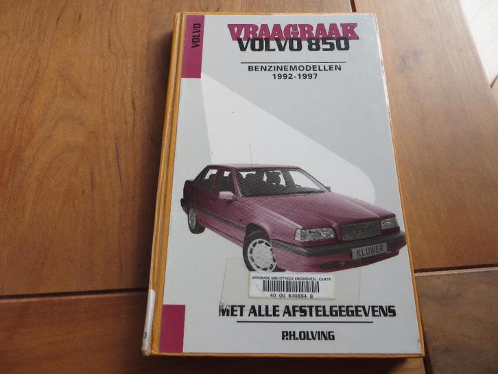 Vraagbaak Volvo 850 benzine 1992 - 1997, mooie staat!, Auto diversen, Handleidingen en Instructieboekjes, Ophalen of Verzenden