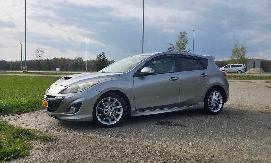 Mazda 3 2.3 MPS 2010 Grijs, 4 cilinders, 2261 cc, 10 km/l, Handgeschakeld