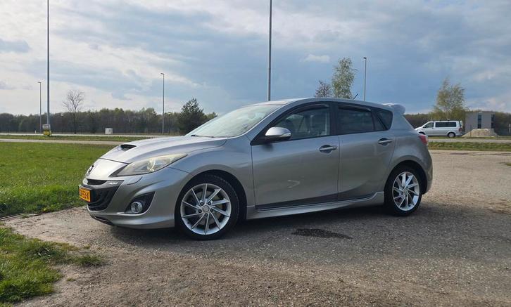 Mazda 3 2.3 MPS 2010 Grijs, Auto's, Mazda, Particulier, Benzine, Hatchback, Handgeschakeld, Geïmporteerd, Zilver of Grijs, Voorwielaandrijving