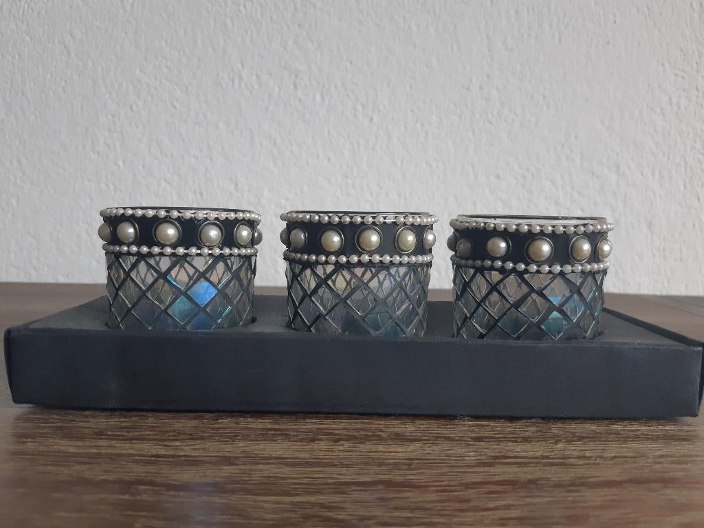 Waxinelichthouders, Ophalen of Verzenden, Nieuw, Overige materialen, Minder dan 25 cm