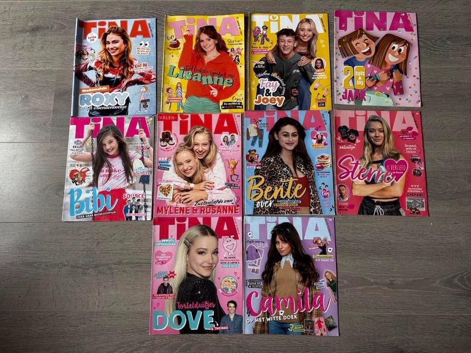 104 tina’s en 3 vakantieboeken van tina, Ophalen of Verzenden, Zo goed als nieuw, Overige typen