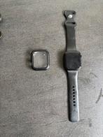Apple Watch SE 2024 met bescherming, Zwart, IOS, Ophalen of Verzenden, Zo goed als nieuw