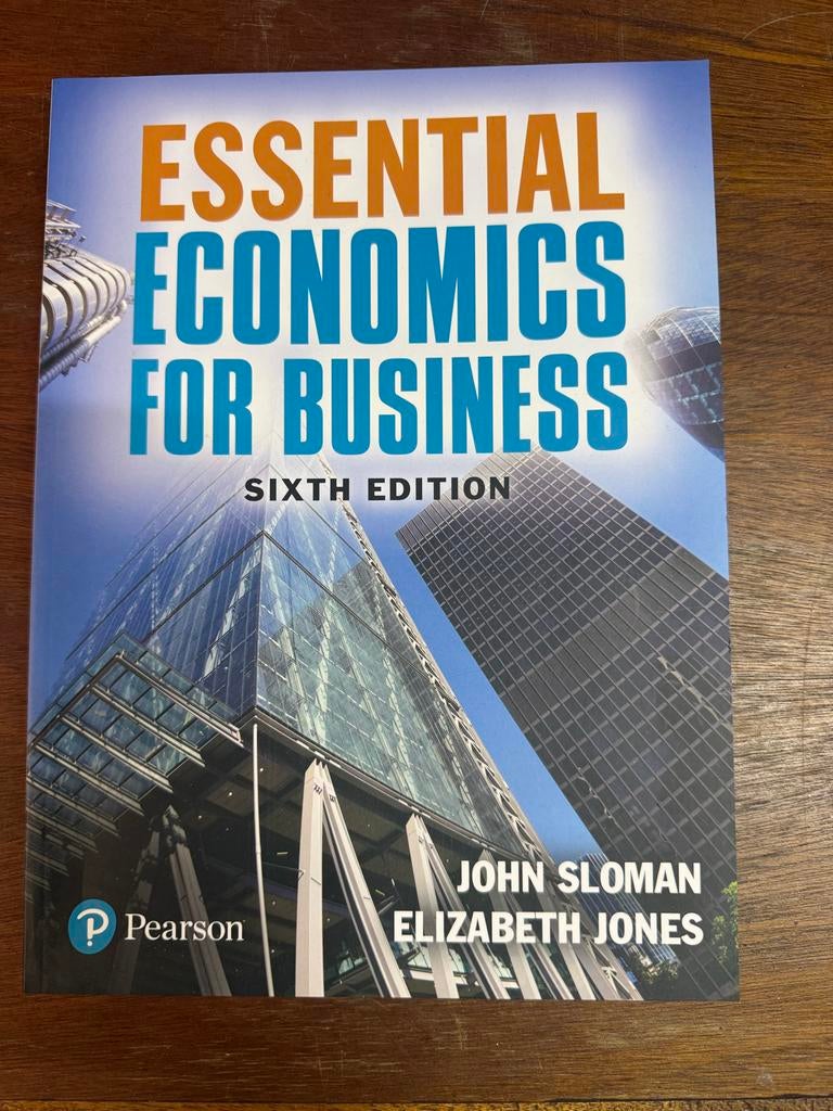 Essential Economics for Business - HBO Management, Ophalen of Verzenden, Zo goed als nieuw, Economie en Marketing
