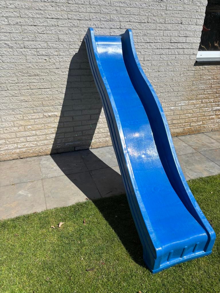 Blauwe glijbaan voor speeltoestel, Ophalen, Gebruikt, Glijbaan