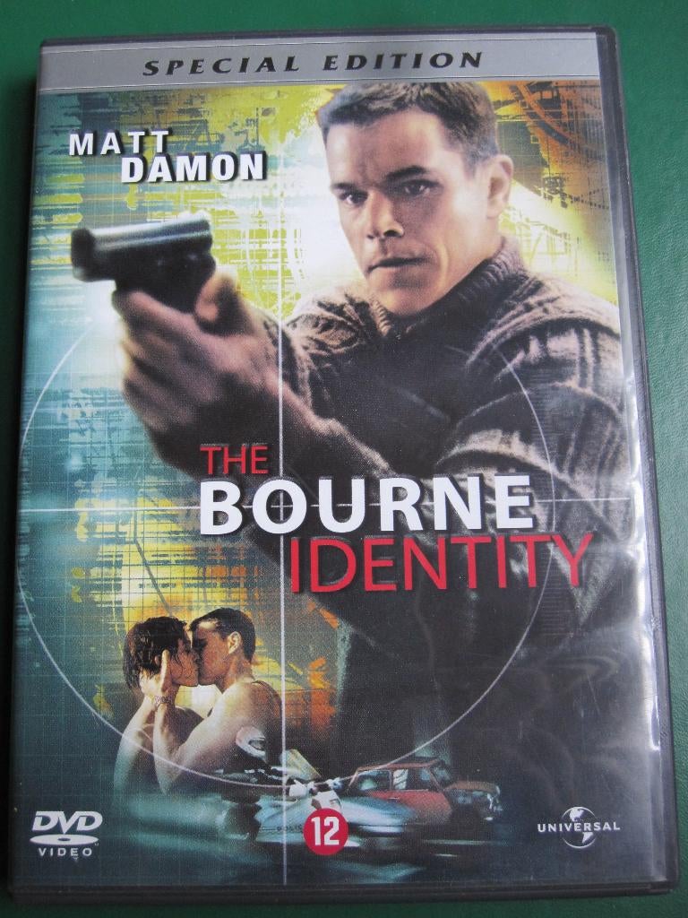 The Bourne Identity (1998), Vanaf 12 jaar, Ophalen of Verzenden, Zo goed als nieuw, Actiethriller