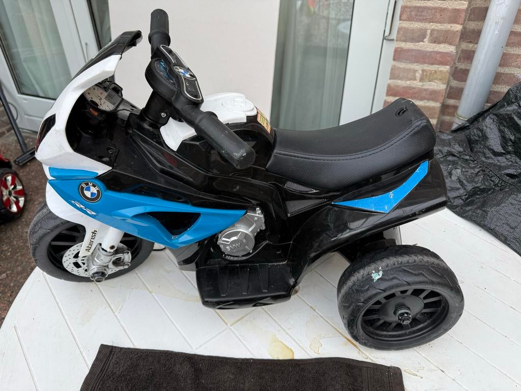 BMW Loopmotor voor Kinderen - Zwart/Blauw, Ophalen, Gebruikt, Loopfiets