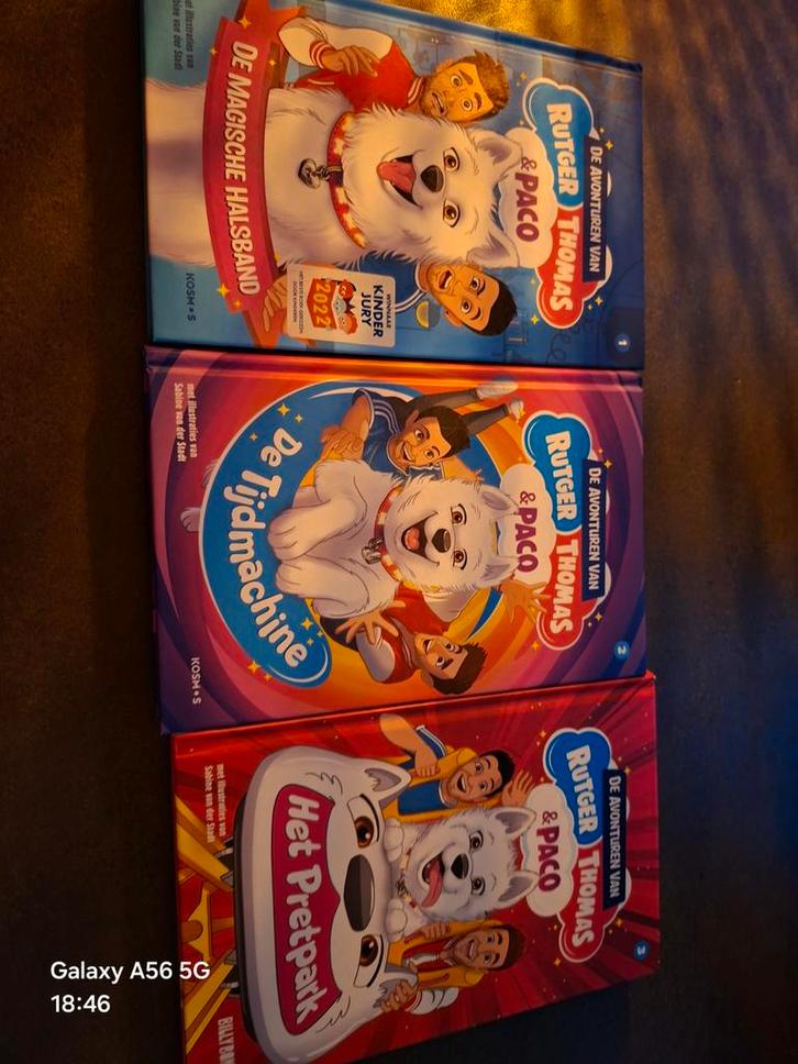 Rutger, Thomas & Paco boeken - Deel 1, 2 en 3, Boeken, Kinderboeken | Jeugd | onder 10 jaar, Ophalen