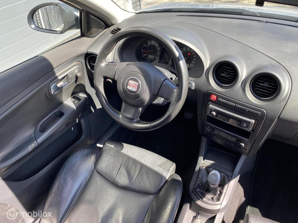 Seat Ibiza Sport | AIRCO | SCHUIFDAK | LEDER | NW APK | CRUI, Auto's, Seat, Voorwielaandrijving, Zwart, Ibiza, Origineel Nederlands