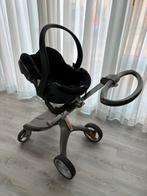 Stokke Xplory kinderwagen incl. Autostoel, Kinderen en Baby's, Kinderwagens en Combinaties, Zo goed als nieuw, Combiwagen, Verstelbare duwstang