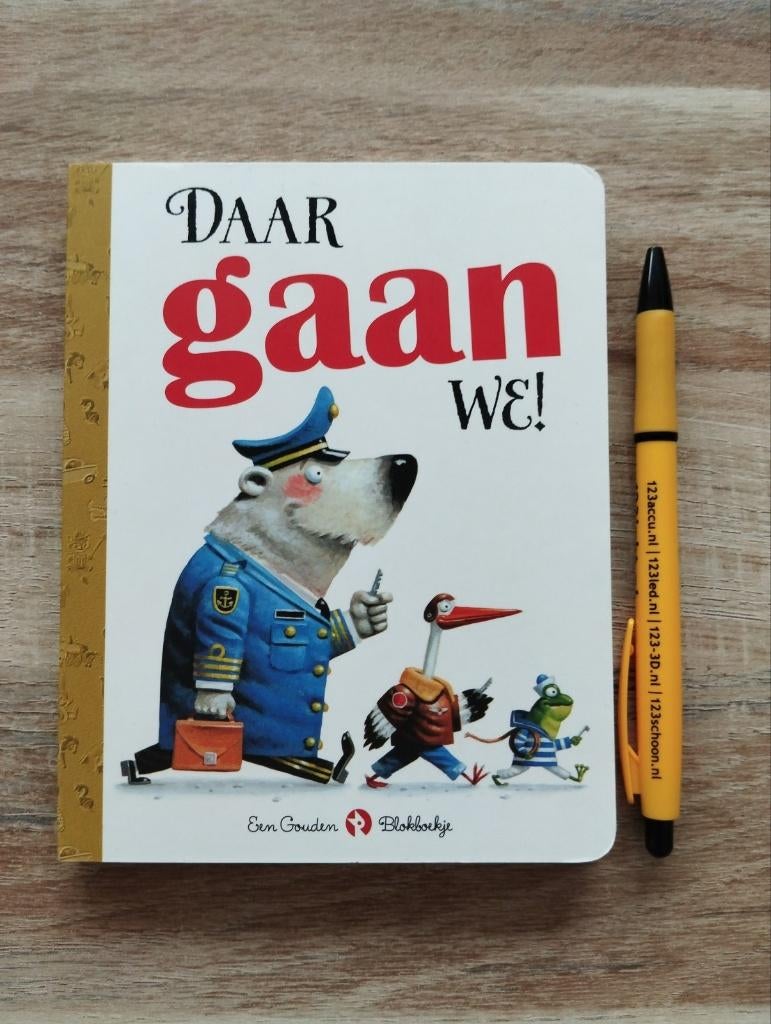 Daar gaan we!, Ophalen of Verzenden, Gelezen, Leo Timmers, 3 tot 4 jaar