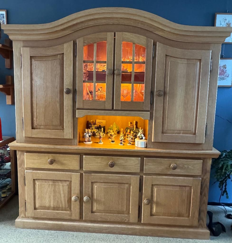 Toogkast, Huis en Inrichting, Ophalen, Met plank(en), Glas, 150 tot 200 cm