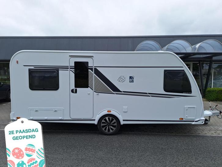 Knaus Sudwind 60 Years 500 FU NIEUW 2025 MODEL, Caravans en Kamperen, Caravans, Bedrijf, tot en met 4, 1250 - 1500 kg, Rondzit