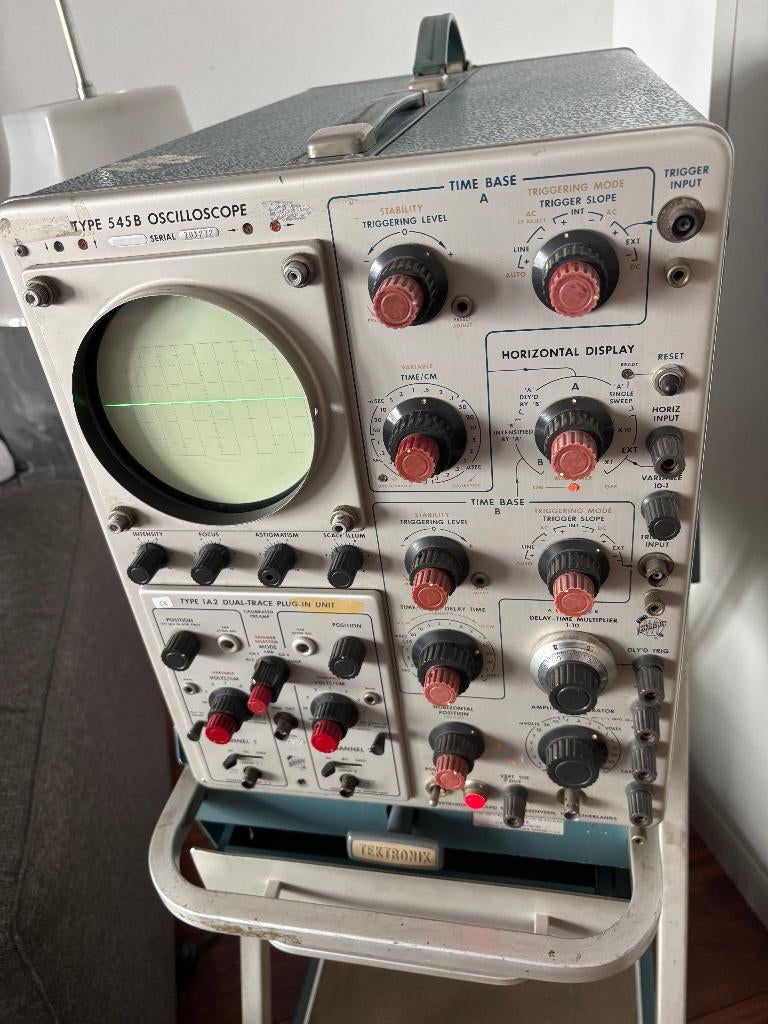Tektronix oscilloscoop 545 B , werkend, Doe-het-zelf en Verbouw, Meetapparatuur, Ophalen, Gebruikt, Elektriciteit