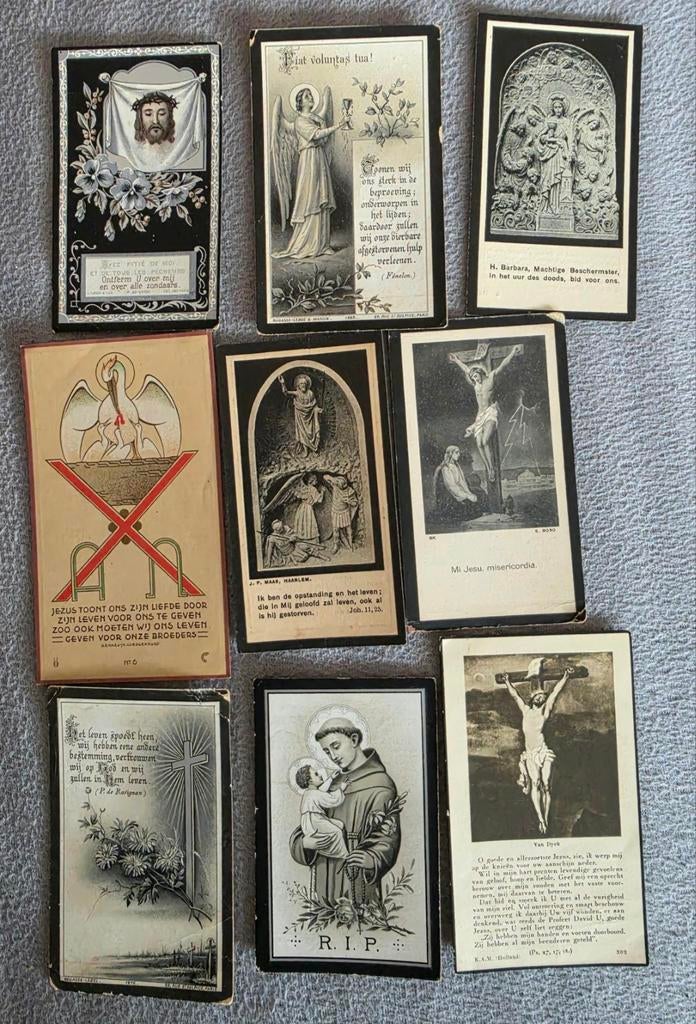 Oude bidprentjes, Ophalen of Verzenden