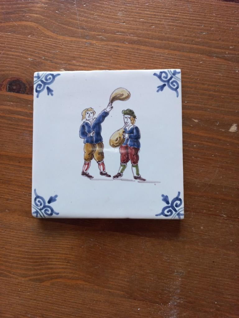 Oud hollands tegeltje, Antiek en Kunst, Antiek | Wandborden en Tegels, Ophalen of Verzenden