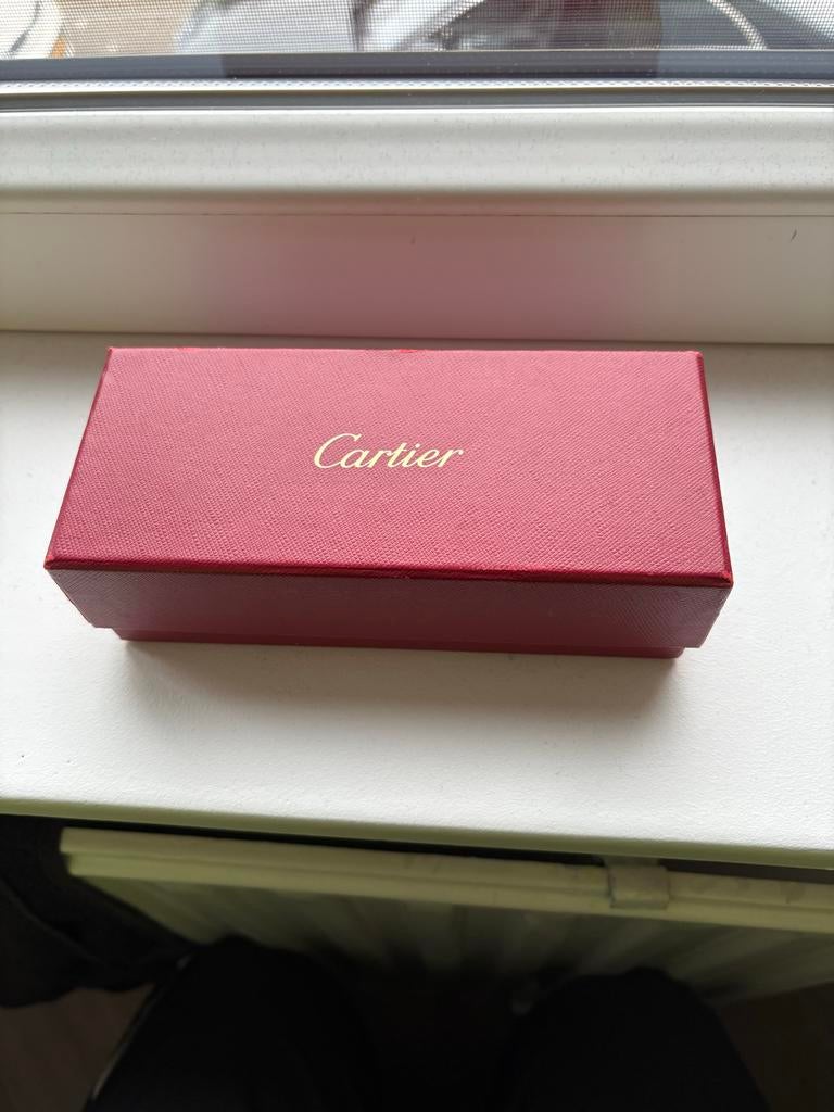 Cartier bril - Zonnebril met gouden montuur, Ophalen, Zo goed als nieuw, Overige merken
