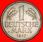 Ⰿ NOT COMMUNIST (1950-2001): GERMANY 1 MARK 1957D BAVARIA!, Ophalen of Verzenden, Duitsland, Losse munt