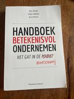 Handboek Betekenisvol Ondernemen: Het Gat in de Maatschappij, Ophalen of Verzenden, Gelezen, Management